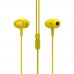 REMAX - Earphones With Microphone, In-Ear Headphones Stereo Headset With Enhanced Bass,Tangle-Free Cord Ear Buds 515 - Yellow